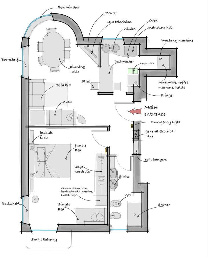 Mrdoyle Apartment Catalani Милан Экстерьер фото
